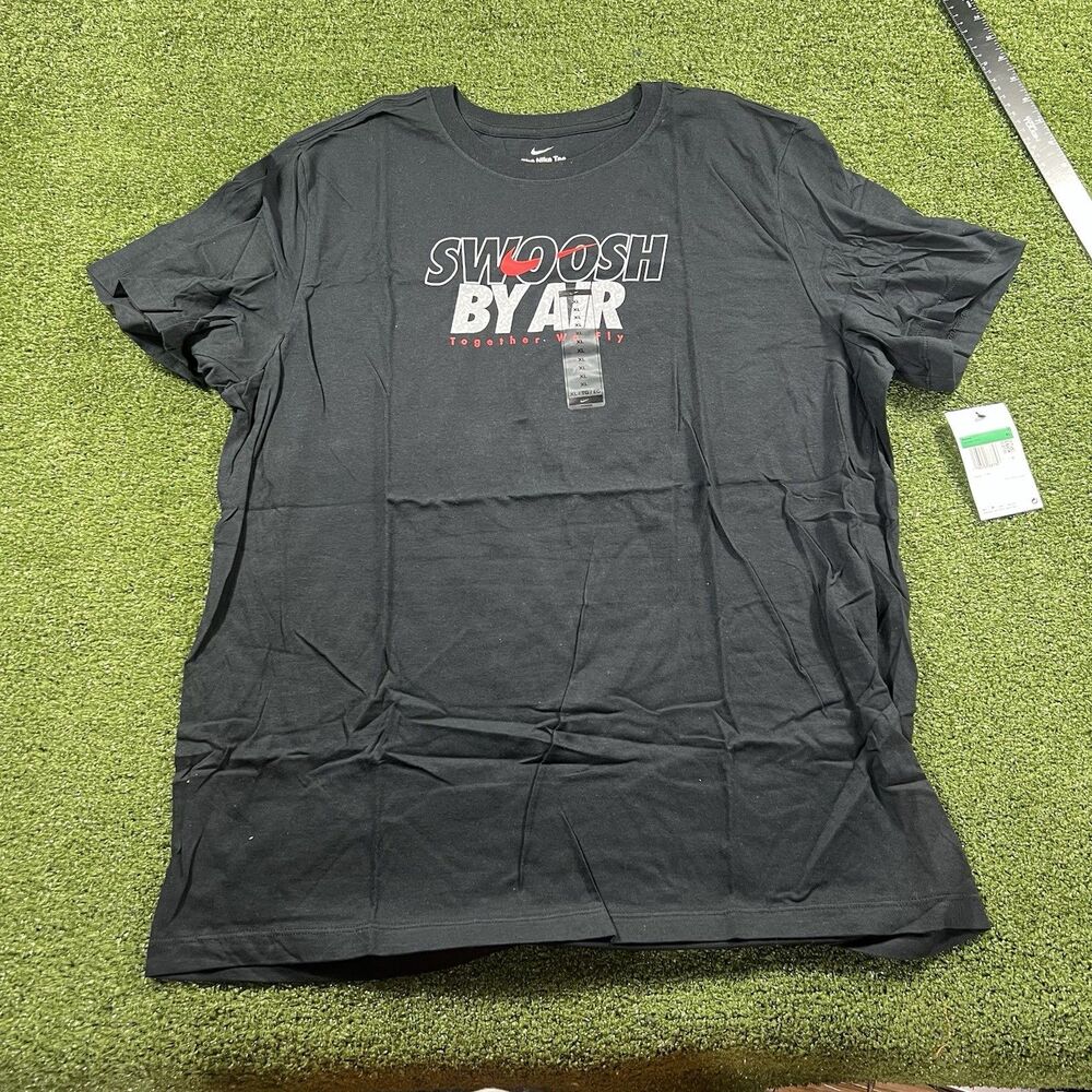 Nike Mens Swoosh By Air Together We Fly Tshirt Black XL